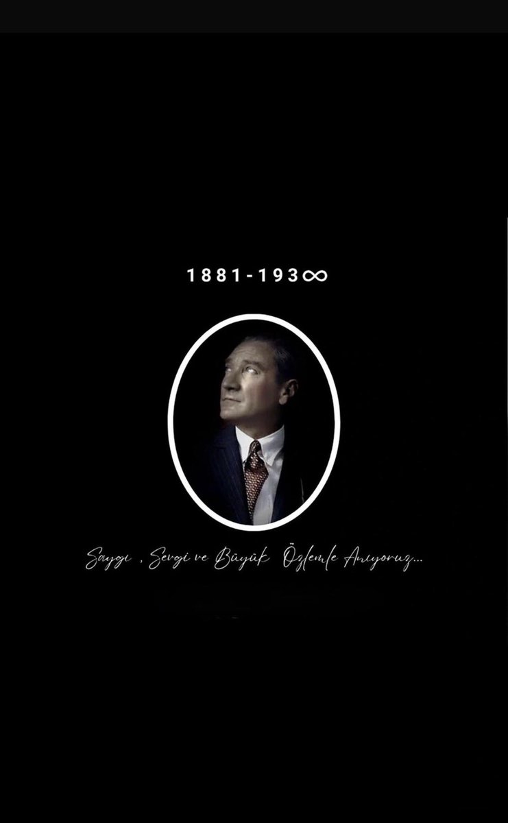 “Benim naciz vücudum elbet bir gün toprak olacaktır; fakat Türkiye Cumhuriyeti ilelebet payidar kalacaktır.” 🇹🇷
Mustafa Kemal ATATÜRK
1881-193♾️

Vefatının 87. yılında saygı ve minnetle... 

10 Kasım Saat 09.05