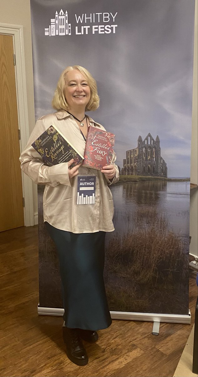 BCopperthwait's tweet photo. What an amazing weekend in Whitby at #whitbylitfest ! Huge thanks to the wonderful audience at my event, who were so engaged, nodding along as I talked about Estella and Dickens, and asking brilliant questions. There was much excitement when I gave away a copy of Estella’s Fury! https://t.co/1guHNisTkk
