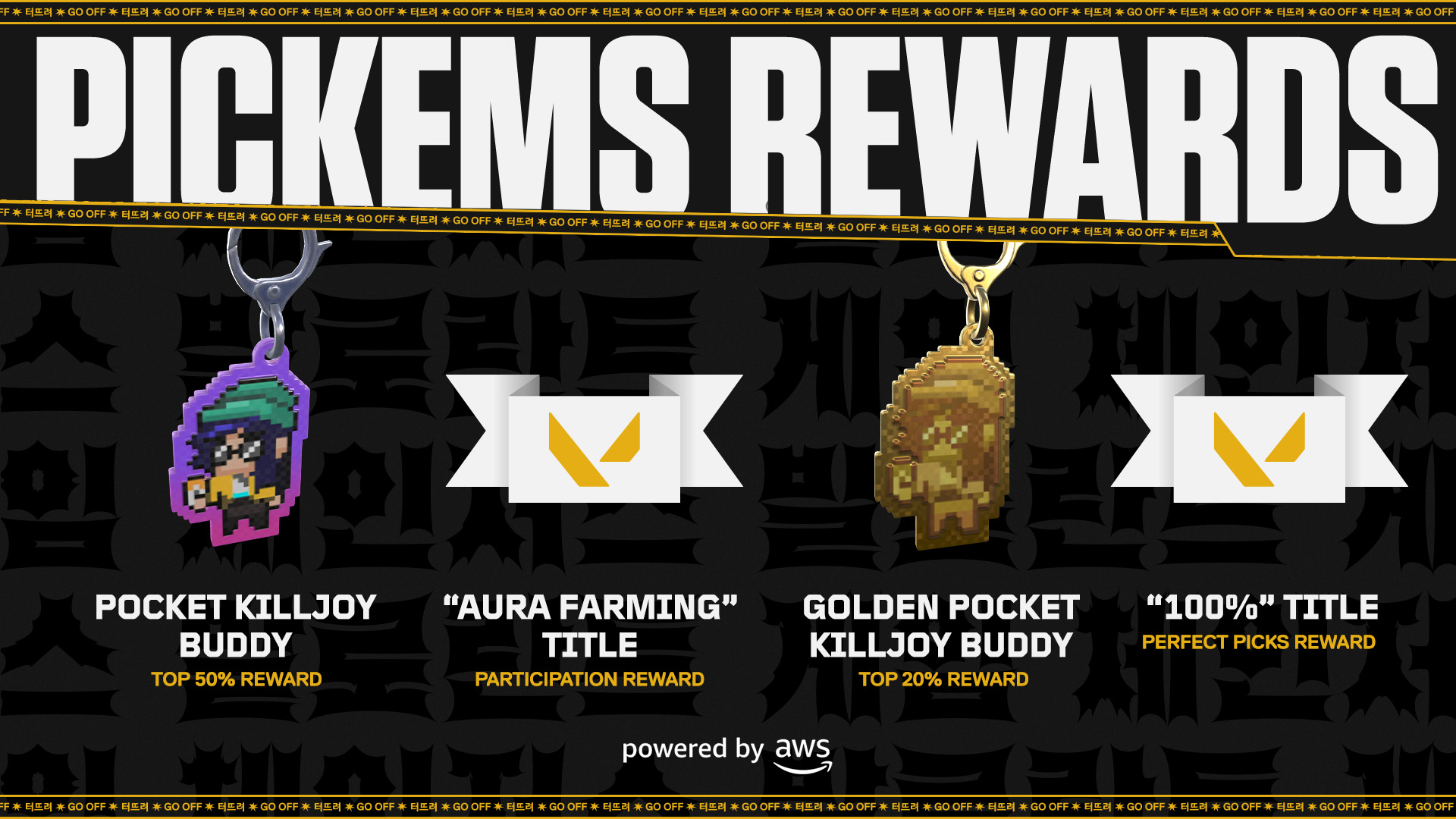 VALORANT Game Changers Championship Pick'Ems Rewards