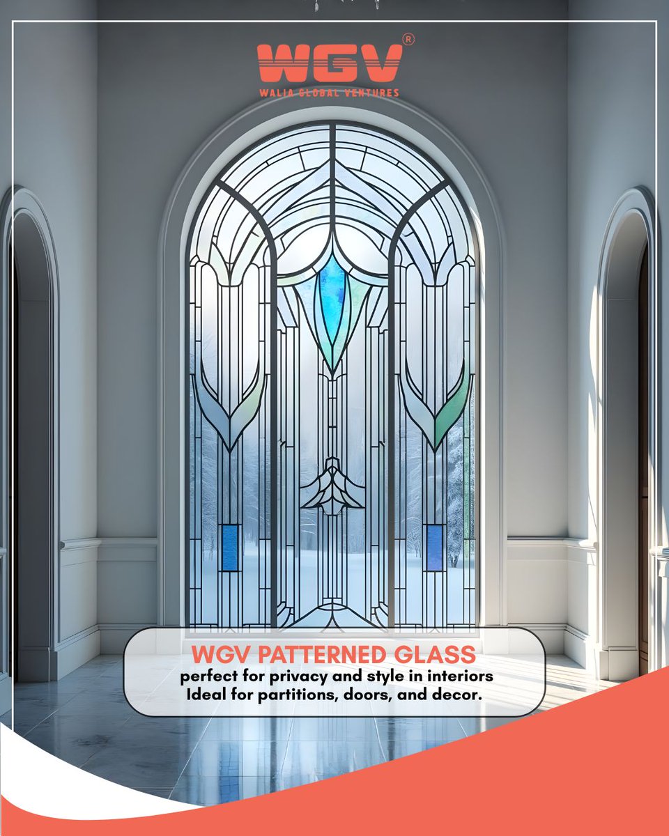WVentures77038's tweet image. Bring art into your space with WGV Patterned Glass — where privacy meets design. Perfect for stylish doors &amp;amp; partitions. ✨

#WGV #PatternedGlass #InteriorDesign #GlassDecor #ModernSpaces #ElegantInteriors #PrivacyWithStyle #WaliaGlobalVentures