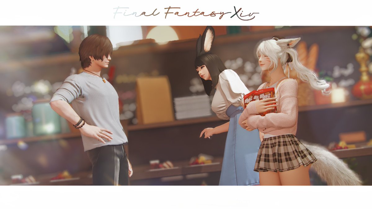 peony_dunieres's tweet image. Shopping day! 🍫
#Viera | #Miqote | #Midlander | #gpose