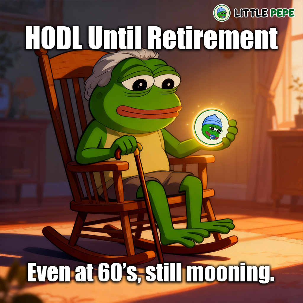 littlepepetoken's tweet image. Patience ages like fine crypto. 🕰️🐸💚
Buy Today: 👉 littlepepe.com 

#LittlePepe #LILPEPE #MemeCoin #Cryptopresale