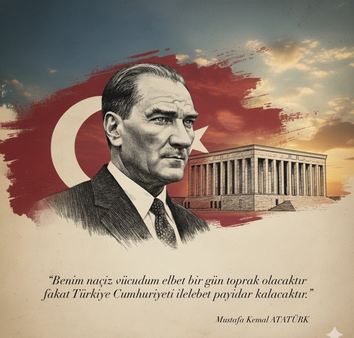 MtalKilis's tweet photo. Cumhuriyetimizin kurucusu Ulu Önder Gazi Mustafa Kemal ATATÜRK’ü saygı, özlem ve minnetle anıyoruz.🇹🇷 https://t.co/hXzsfsC1g3
