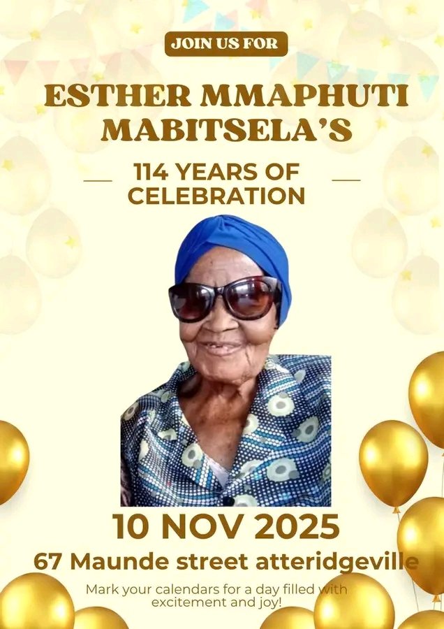#WooliesBlackFriday #oldage #MondayMotivation Oldest Granny in Pheli <a href="/nasiphim/">Dr Nasiphi Moya</a>  <a href="/CityTshwane/">City of Tshwane</a>  <a href="/SABCNews/">SABC News</a> <a href="/Newzroom405/">Newzroom Afrika</a>  Happy birthday 🎉🎂🎉🎉🎁🎁🎈🎈
