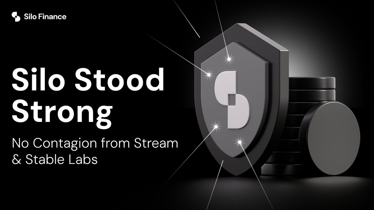SiloFinance's tweet photo. Let's talk about Stream Finance and Stable Labs incidents.

What happened, how Silo performed, and what's next. 🧵👇 https://t.co/71hgA26rES