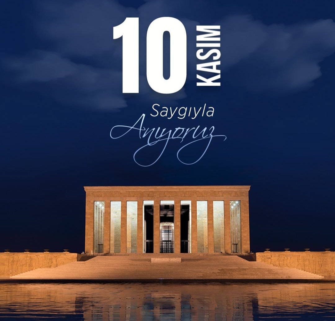 Cumhuriyetimizin kurucusu Gazi Mustafa Kemal Atatürk’ü vefatının yıl dönümünde saygıyla anıyoruz.

Bağımsız ve güçlü Türkiye Cumhuriyeti’nin yolunu açan Millî Mücadele’nin başkomutanı Mustafa Kemal Atatürk’ün aziz hatırasını yâd ediyoruz. 

Bu vesileyle, vatan için canını feda