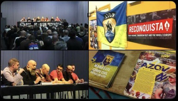 GBourjaili's tweet photo. @JHaegelen62336 C’est vrai. Voici d’ailleurs un stand du GUD lors d’un meeting à Paris. Comme vous pouvez le constater, leur soutien à Vladimir Poutine est manifeste 😉 Vous subissez malheureusement la propagande selon laquelle “l’extrême droite” serait pro-russe. Débranchez votre télé 🙂 https://t.co/ia7L5Bdmjt