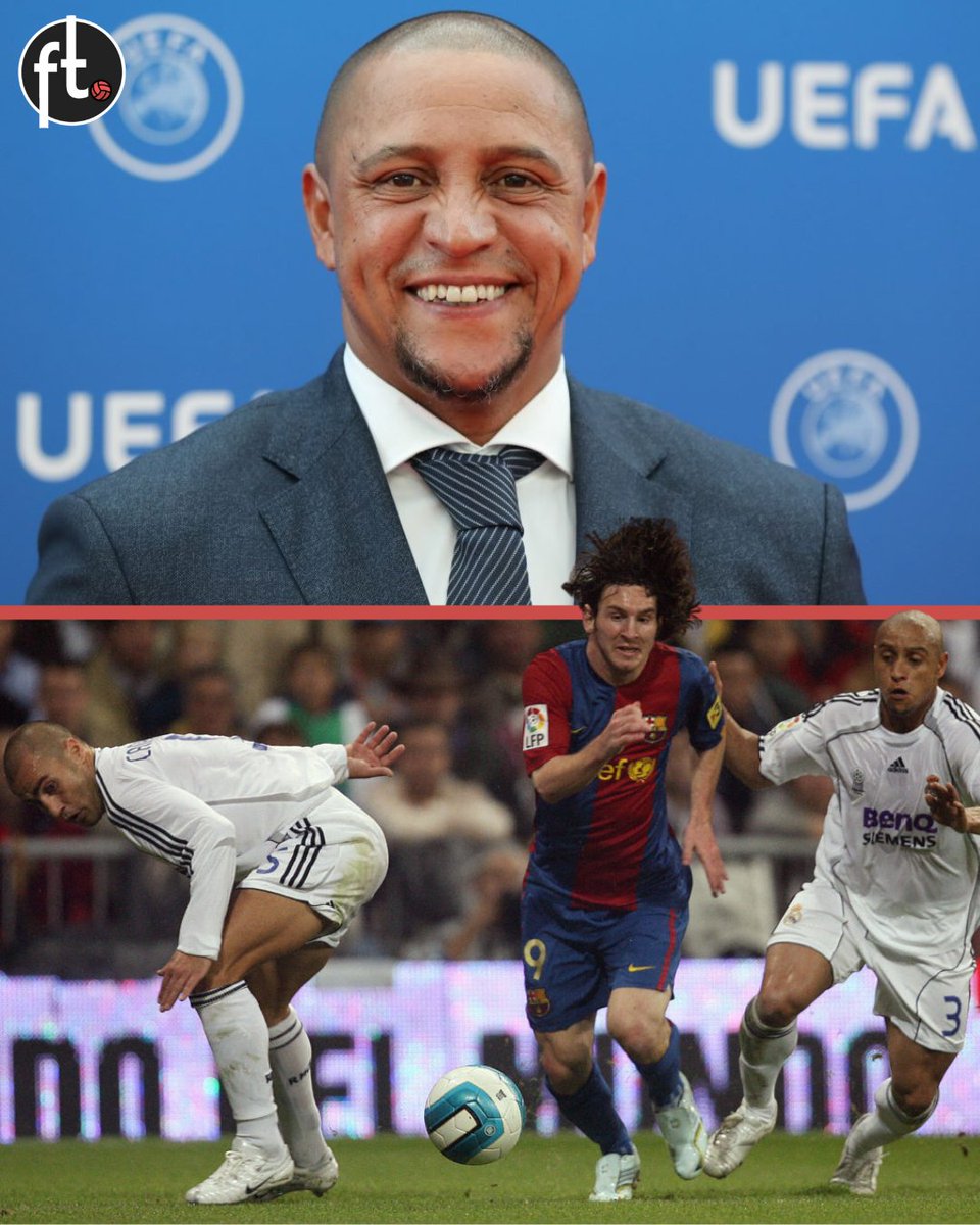 🇧🇷🗣️ Roberto Carlos: "When Messi dribbled past Cannavaro and me, and ran over us, and the match ended, I turned to Cannavaro and said: 'My God, who is this player? He's the new Maradona.'

'I'm lucky. I don’t have much time left before I retire. How will the next generation of