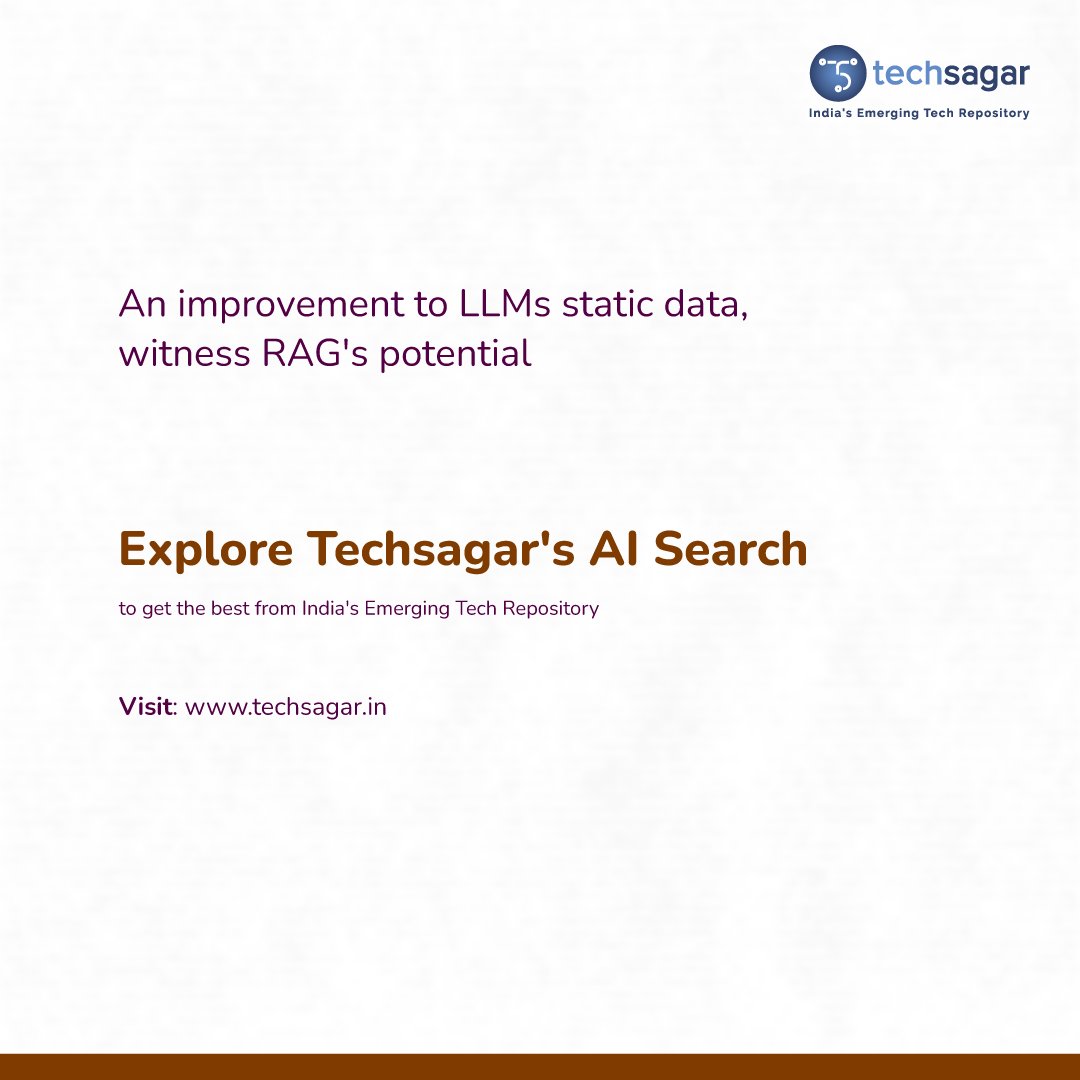 TechSagar_DSCI's tweet image. Leveraging its potential, #Techsagar presents India’s #emergingtech repository with AI-enabled search.