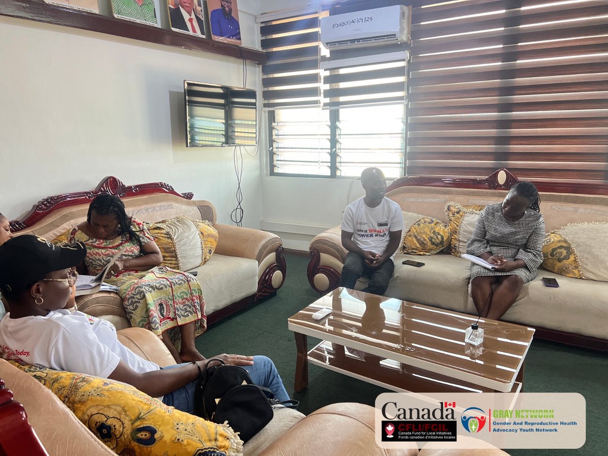 graynetworkgh's tweet photo. Gray Network met the Sogakofe District Assembly to promote inclusive governance through youth, women &amp; PWD leadership. 💙
Supported by 🇨🇦 @CanHCGhana .

#CFLI
#YouthLeadership #WomenEmpowerment #GRAYNetwork https://t.co/xe2zuZxUrT