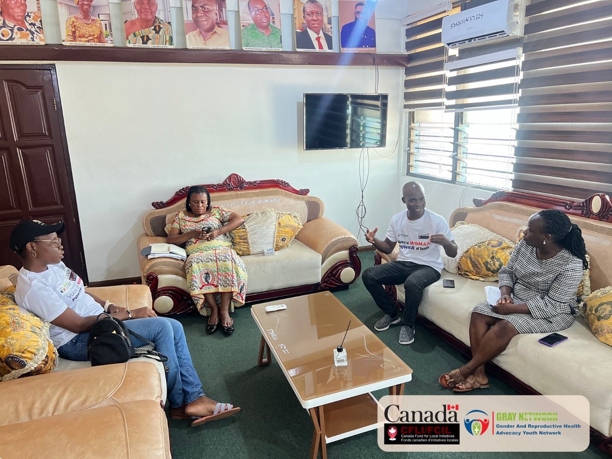 graynetworkgh's tweet photo. Gray Network met the Sogakofe District Assembly to promote inclusive governance through youth, women &amp; PWD leadership. 💙
Supported by 🇨🇦 @CanHCGhana .

#CFLI
#YouthLeadership #WomenEmpowerment #GRAYNetwork https://t.co/xe2zuZxUrT