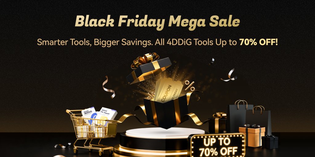 Tenorshare4DDiG's tweet image. 🖤 Black Friday Steals are live!
Unlock huge discounts across 4DDiG products 🚀
💥 Windows Backup &amp;amp; Mac Cleaner = $0!
Hurry before it’s gone 👇
🔗 4ddig.tenorshare.com/special-offers…
#4DDiG #BlackFriday #FreeDeal