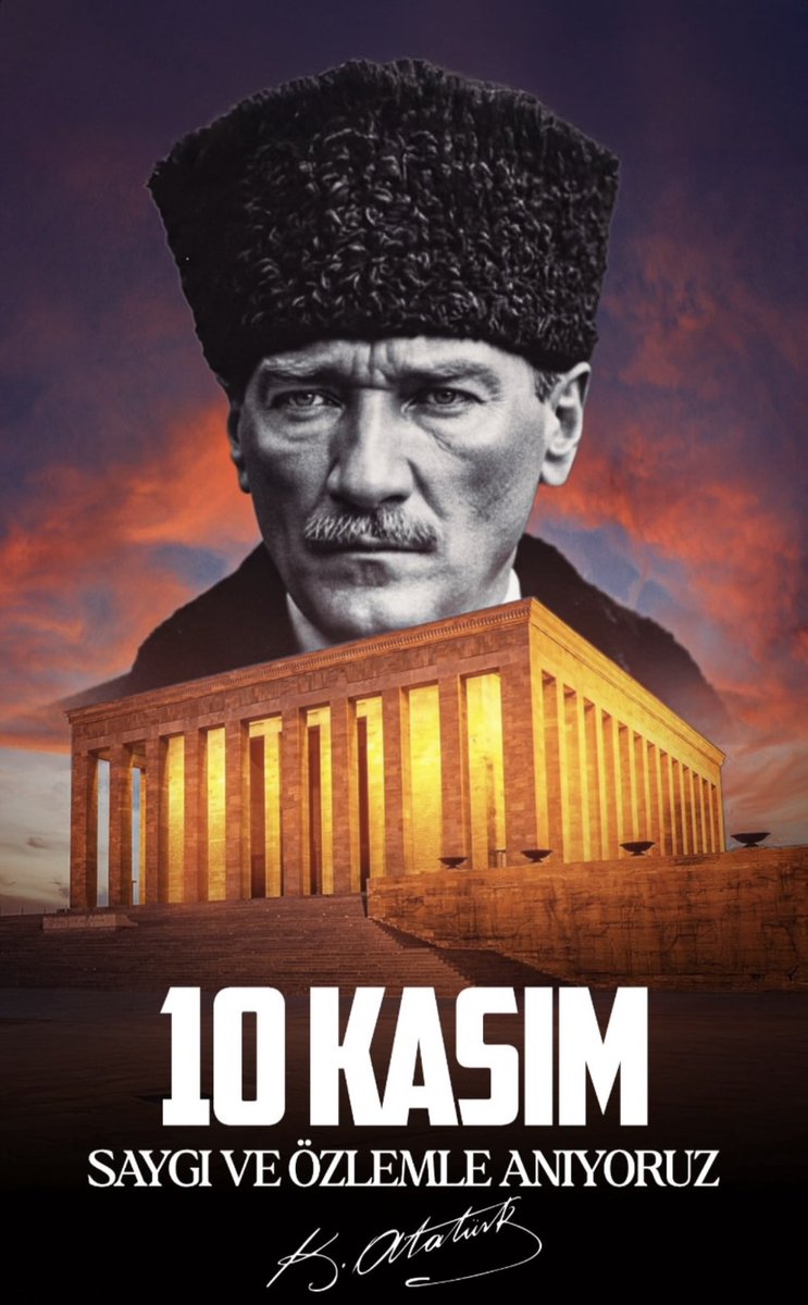 Zaman durur ve başlar sessizlik.
Bir millet, Ata’sını yüreğinde bir kez daha yaşar.

#10kasım #MustafaKemalAtatürk