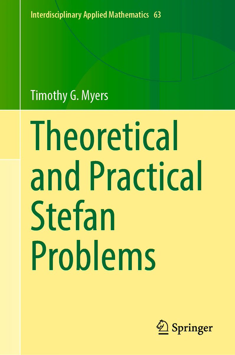 CRMatematica's tweet image. 📚 New book alert!

How does ice form on an aircraft wing or melt away?

Tim Myers, Principal Investigator at the CRM, explores the mathematics of phase change in his new book &apos;Theoretical and Practical Stefan Problems&apos; (@SpringerNature).

📘 link.springer.com/book/10.1007/9…

#Mathematics