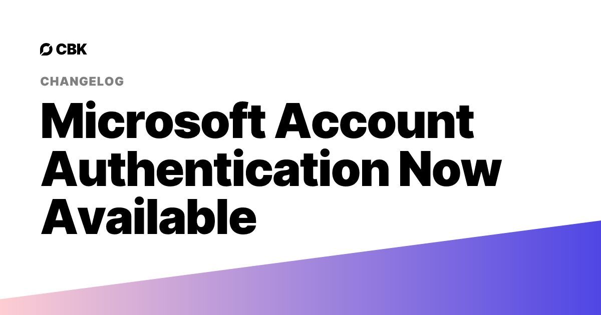 We're excited to announce that you can now sign in to ChatBotKit using your Microsoft account!

chatbotkit.com/changelog/micr…