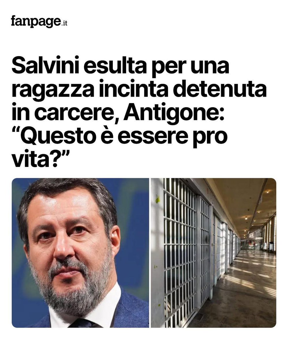 Si può esultare per una ragazza di 24 anni in carcere in stato interessante? 
Dio mio, ma come si fa? Ma dove stiamo arrivando? Meglio che non dica altro...🤬