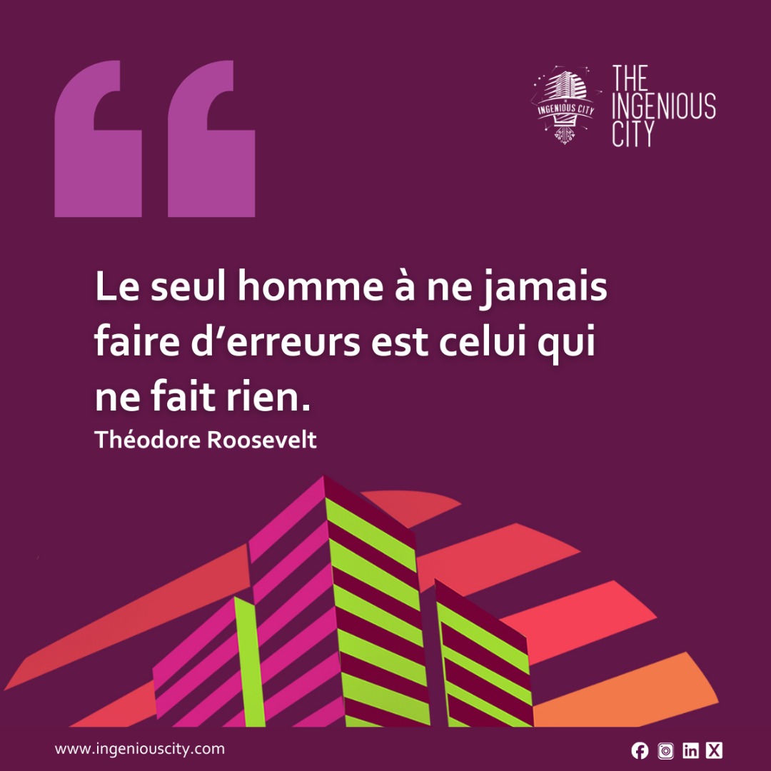 Ingeniouscity's tweet image. L’erreur n’est pas un échec, c’est une étape vers la réussite.
Chaque tentative imparfaite vous rapproche de la maîtrise.
Ne craignez pas de vous tromper, craignez de ne rien faire. 

Bonne semaine à toutes et à tous ! 🙌
#Citation  #Apprentissage #CroireEnSoi #Réussite