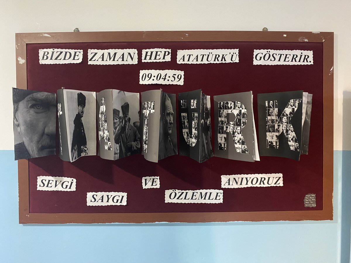 SezaiLisesi's tweet photo. Ulu önder Mustafa Kemal ATATÜRK ün aramızdan ayrılışının 87. yıl dönümünde saygıyla,minnetle özlemle anıyoruz .
@Diyarbakirmem 
@sadoglu_salih https://t.co/H0ZLTNTGIL