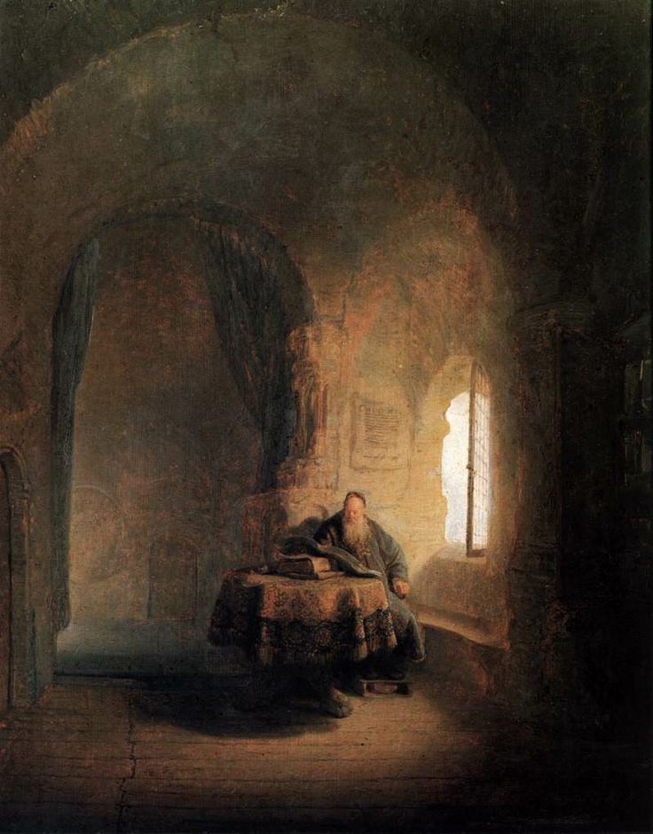 ArtorOtherThing's tweet image. Rembrandt, Philosopher Reading, 1631