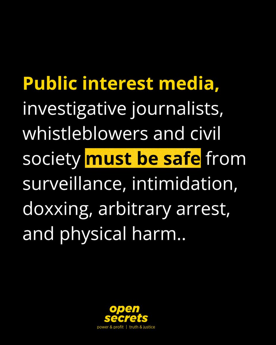 Open Secrets is presently unable to speak on a matter of significant public importance. We are not permitted to disclose anything related to the matter. What we can say is simple: efforts to muzzle public-interest journalism endanger everyone’s right to know.