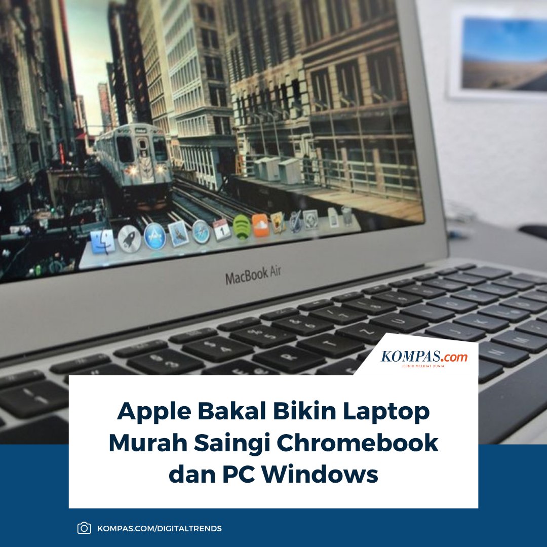 KompasTekno's tweet image. Persaingan memanas! Apple menyiapkan kejutan peluncuran laptop versi lebih murah di paruh pertama 2026, ditujukan untuk menyaingi Chromebook dan PC Windows di segmen harga terjangkau.

Baca di sini: tekno.kompas.com/read/2025/11/1…

~TR #Apple #ChromeBook #PCWindows