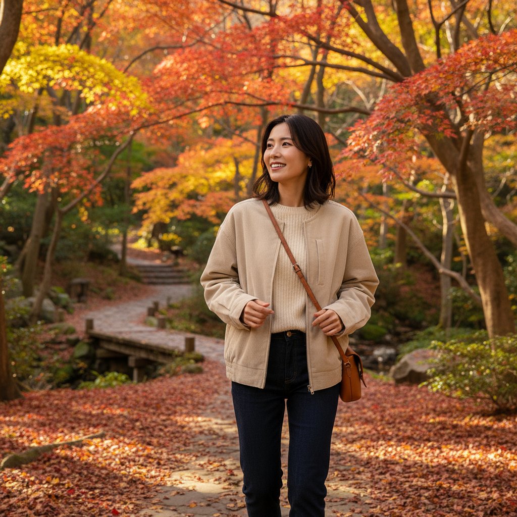 洋服記念日／トレンドの コーデュロイをノーカラーで👍 今年の秋冬は