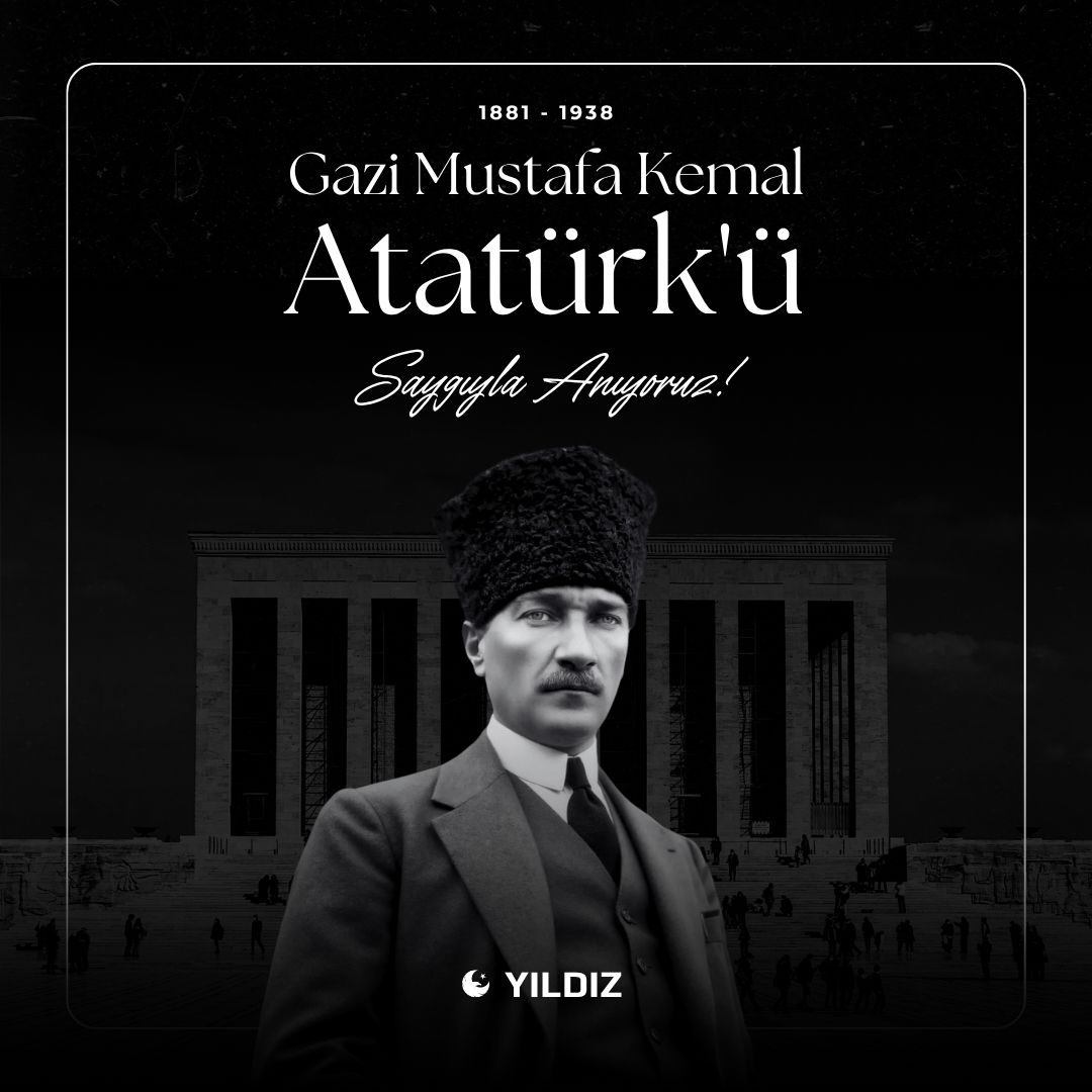 Cumhuriyetimizin kurucusu Gazi Mustafa Kemal Atatürk’ü, aramızdan ayrılışının 87. yılında saygı ve özlemle anıyoruz. 🇹🇷

Onun ilke ve idealleri, daima yolumuzu aydınlatmaya devam edecek. 

#10Kasım #MustafaKemalAtatürk
