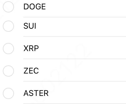 ＼🎯上昇トークン予測チャレンジ(11/10)🎯／

最も上昇するトークンを予測して、2️⃣0️⃣ $USDT ボーナスをGETしよう！😆

日足（日本時間でAM9:00）が最も伸びたトークン(%)に票を入れたユーザー様から抽選で【3名×20 $USDT 先物ボーナス】をプレゼント😍🎁

誰でも簡単に参加可能！