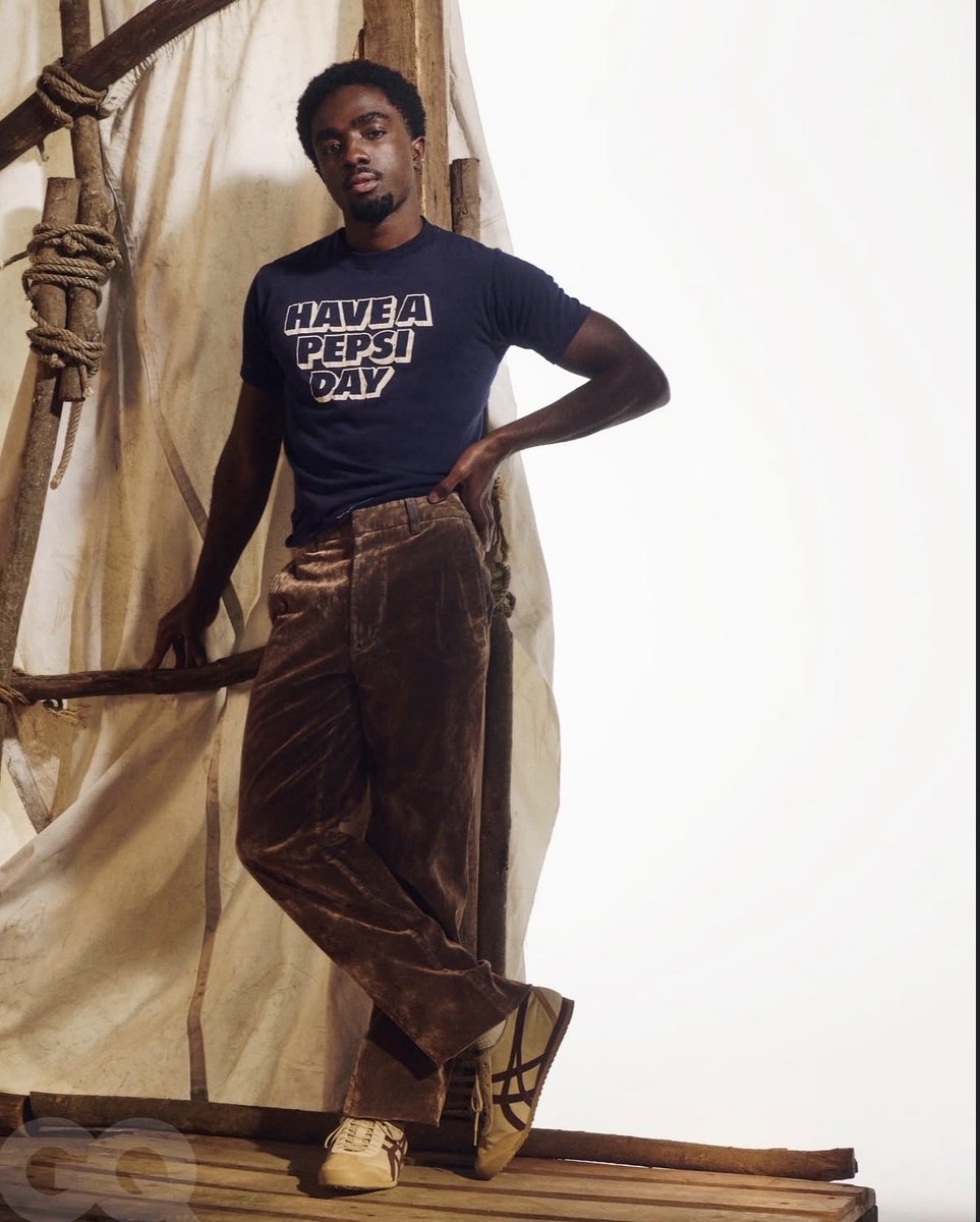 Caleb in the newest issue of GQ magazine