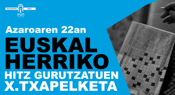 Aste honetako lehian, Euskal Herriko Hitz Gurutzatuen Txapelketa egingo delarik datorren azaroaren 22an, harako sustapen gisa, bi mertxandisin opari sorta irabazlearentzat eta zozketaz. 
labur.eus/gurutzatuak