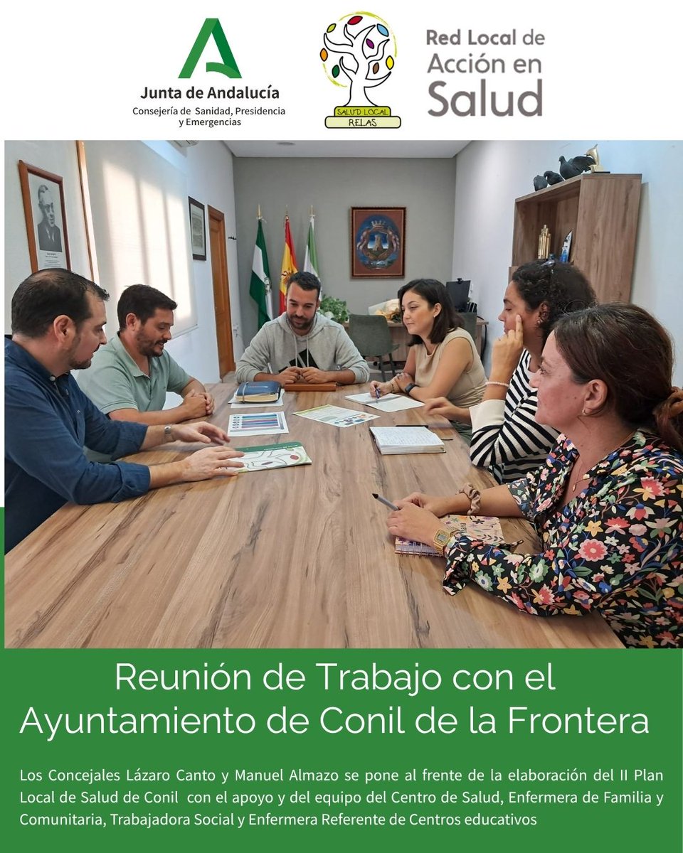 AndaluciaRELAS's tweet photo. ๐โ๐๐ฆ๐๐๐ ฬ๐ ๐๐ ๐๐ฃ๐๐๐๐๐ ๐๐ ๐ ๐๐ ๐ธ๐ช๐ฆ๐๐ฅ๐๐๐๐๐๐ฅ๐ ๐๐ โ๐ ๐๐๐ ๐๐ ๐๐ ๐ฝ๐ฃ๐ ๐๐ฅ๐๐ฃ๐ #ConilRELAS
Los Concejales Lรกzaro Canto y Manuel Almazo se pone al frente del II #PlanLocaldeSalud con el equipo del Centro de Salud. @saludand @VidaSaludAnd https://t.co/dAAazpnMqX