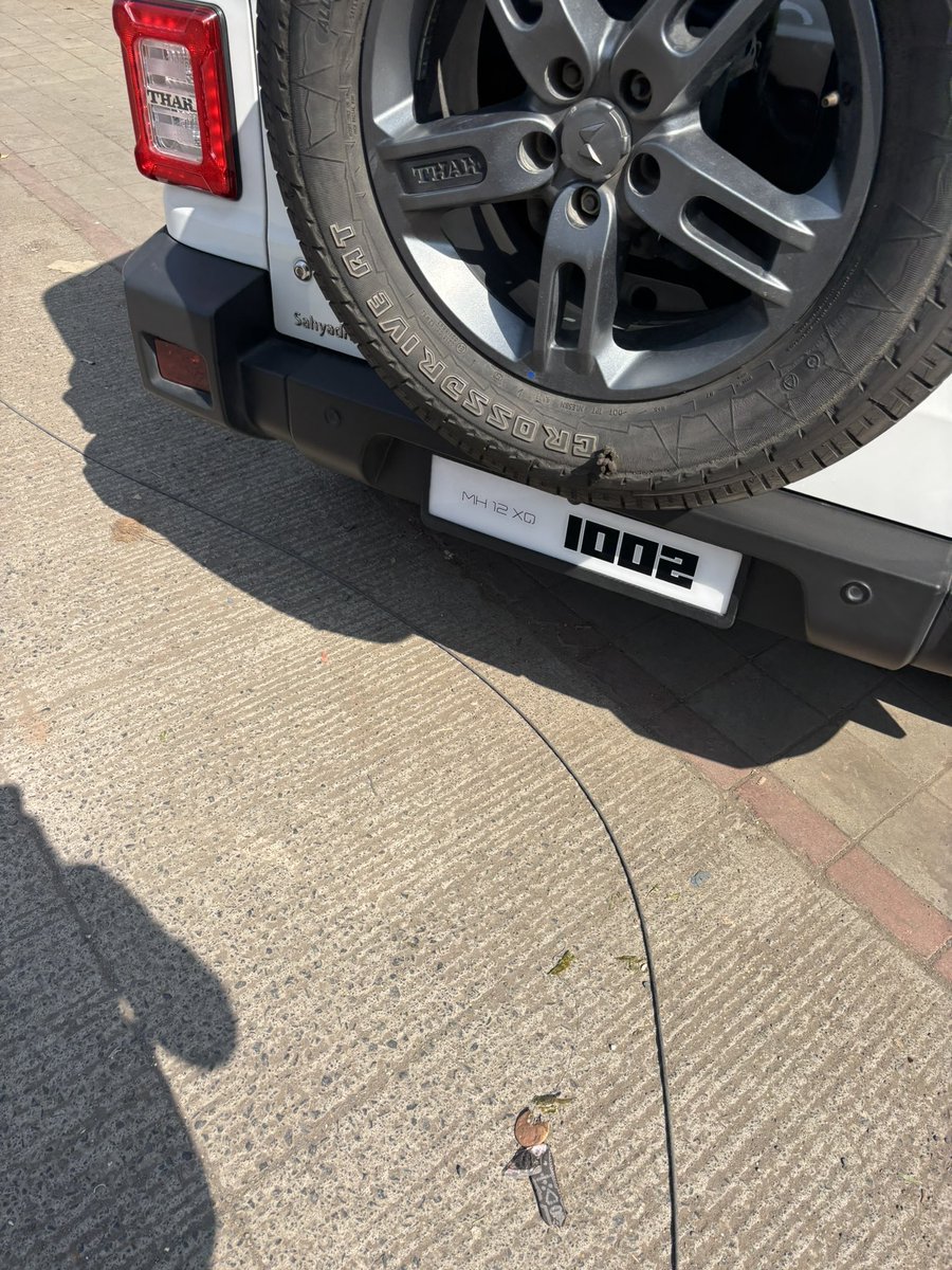 Just want to ask <a href="/PuneCityPolice/">पुणे शहर पोलीस</a> <a href="/PuneTrafficU/">Pune Traffic Updates</a> is this type of number plate allowed? 
Location: Bavdhan 
<a href="/nachiket1982/">Nachiket Deshpande</a> 
<a href="/DefenceBrat/">Defence Brat</a>