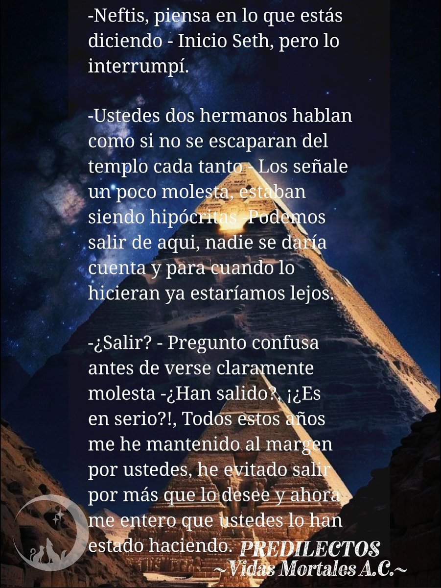 NoRushifa's tweet photo. Nuevo Capitulo Disponible!!!

Título: PREDILECTOS ~Vidas Mortales A.C.~
Usser: AngelaAGGLRNT 
Plataforma: Wattpad

https://t.co/BUnjxvQZ1V

#Wattpad #Predilectos #Saga #Writer #Reader #Book #BookTwitter #booktok #Español #Fantasy #Mitology https://t.co/Yo74YbeoNi