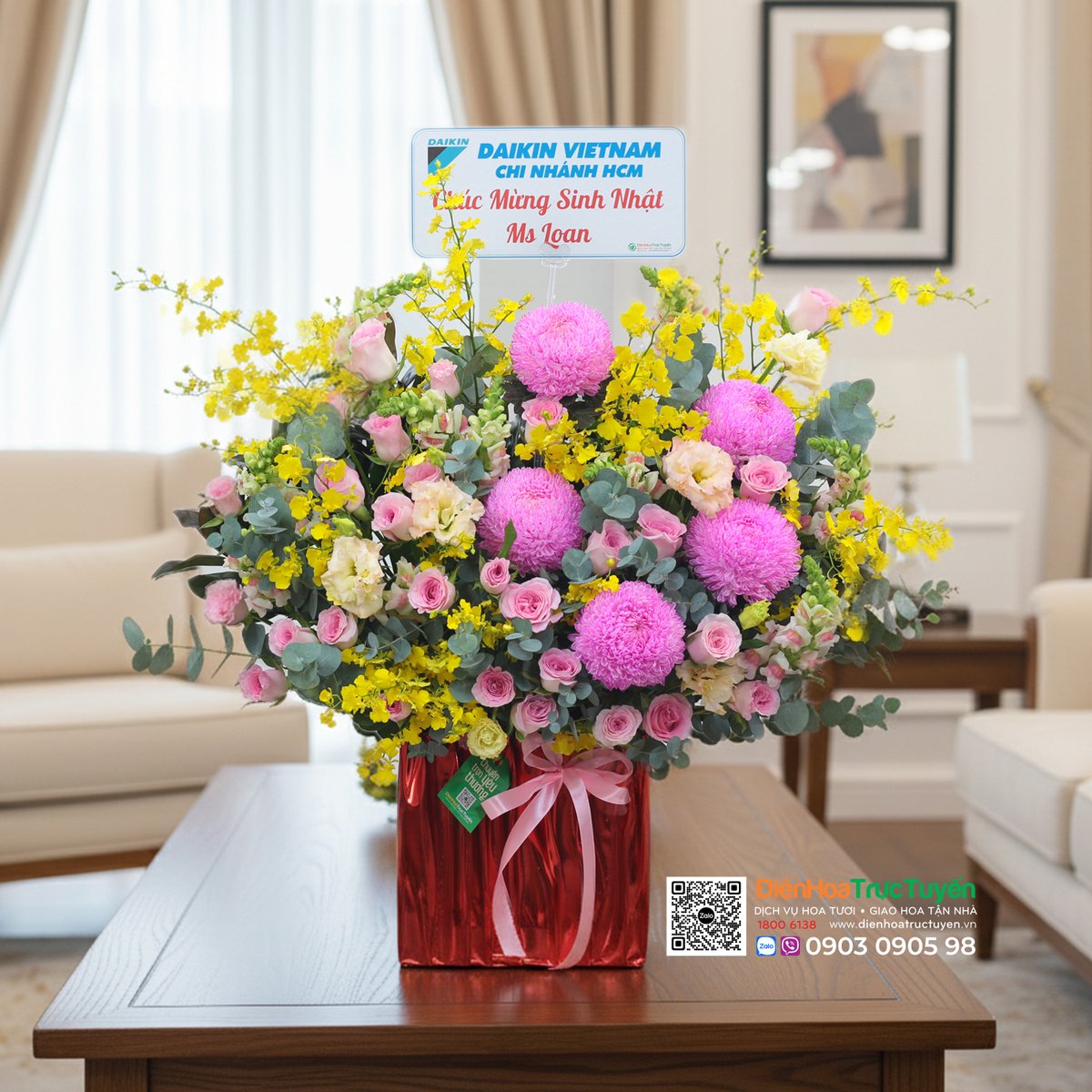 ciaoflora's tweet photo. Honored to help Daikin Vietnam send this stunning arrangement to their partners. May her day be as bright and joyful as this burst of color!
When a leading corporation like Daikin Vietnam celebrates a valued partner, it's more than a gift, it's a statement of respect. https://t.co/kpF0Sp7GvC
