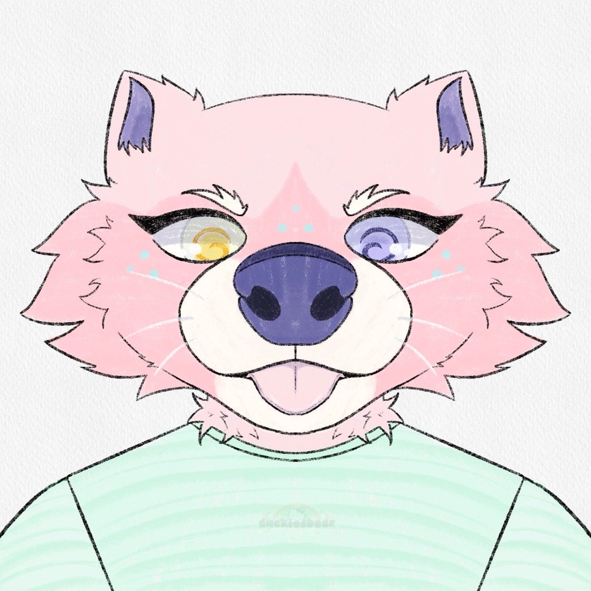 🧁✨🍬[commision] — @ tiktok user
•

number 1 of 2 comms for a customer!!! i enjoyed doing this one so much!! i love the eyes on this character. its so cute :3

•
🏷 #furry #furryart #furryartist #digitalart #procreate