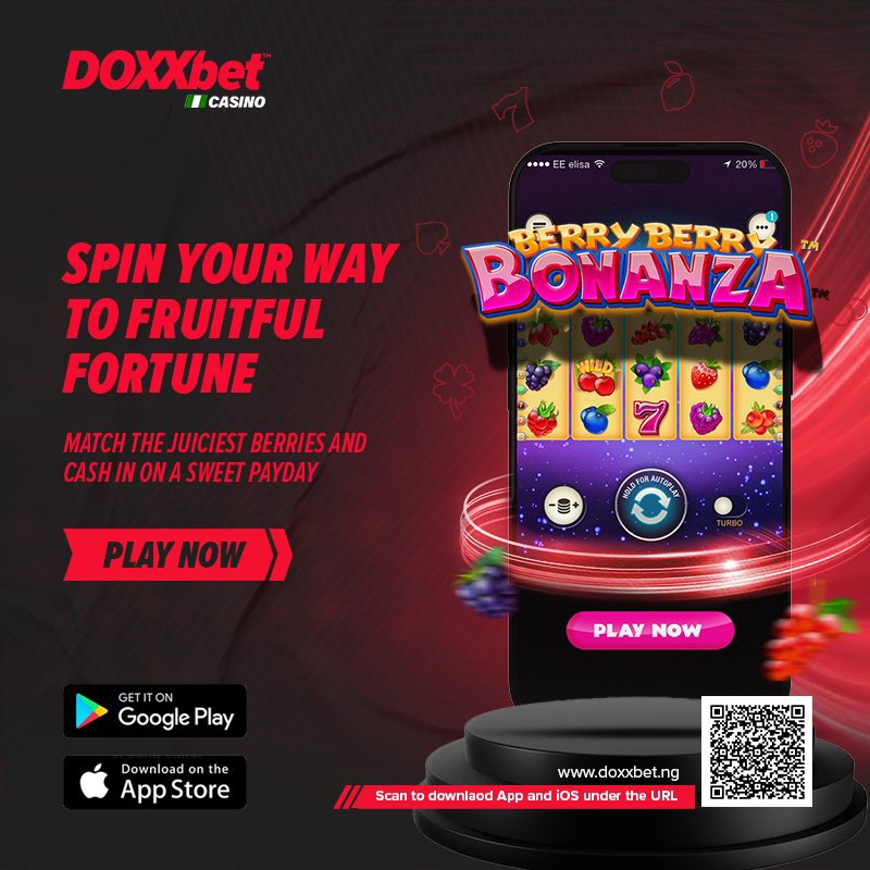 joyfultips's tweet image. Guys. Spin your way to a fruitful fortune  on @Doxxbet9ja

Register here 👉🏾tinyurl.com/mwt8hsex

Use promo code “JOYFULTIPS ”, and win up to ₦1M in bonuses! 💰

Don’t miss out, register here 👉🏾 

#DoxxbetCasino #NaijaCasino #SpinToWin