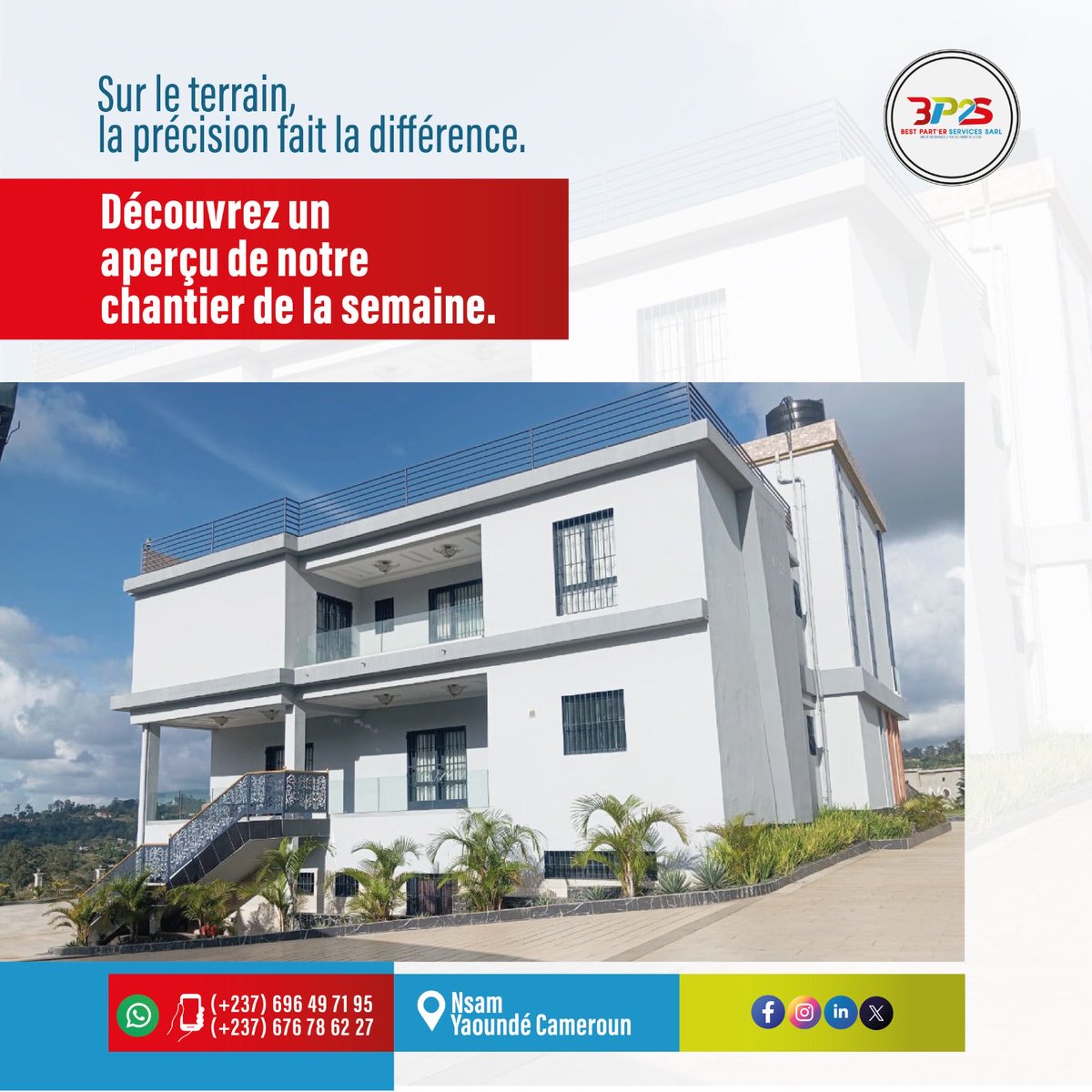 PartnerSarlBPS2's tweet photo. 💫 C’est BP2S : La Précision au Cœur de Nos Chantiers

Sur le terrain, la précision fait la différence. Découvrez un aperçu de notre chantier de la semaine et voyez comment notre équipe met en œuvre son expertise pour des résultats exceptionnels

BP2S: L'excellence à chaque étape https://t.co/bLec1wDLsG