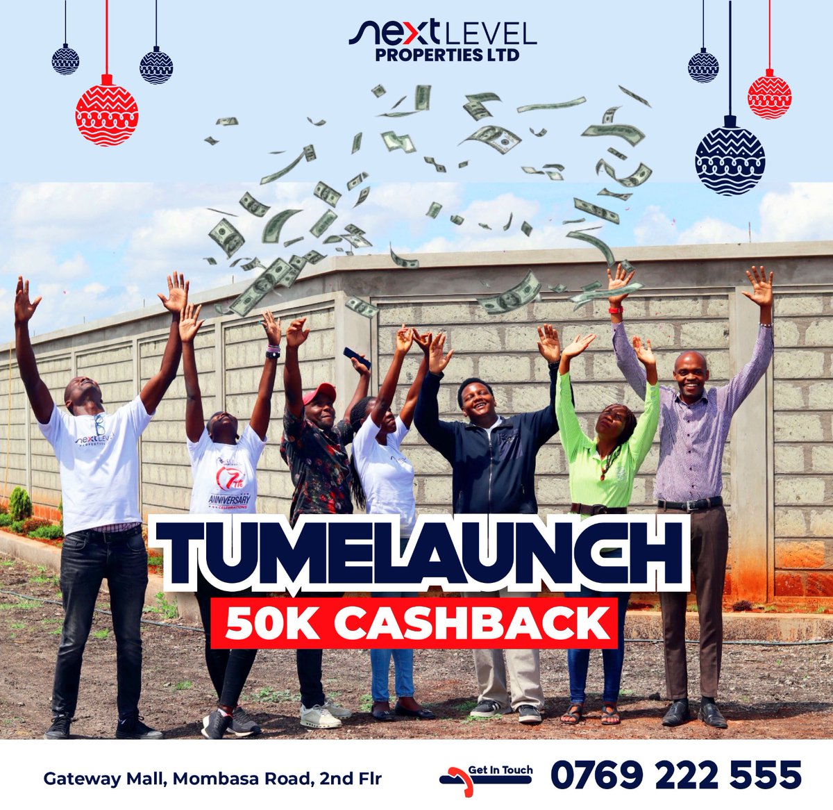 NLPKenya2025's tweet image. 🎉 TUME LAUNCH CASHBACK ALERT! 🎉

Get KSh 50,000 CASHBACK when you invest in Katani Ridge or Mavericks Gardens before 31st December! 💰

Secure your dream plot today and celebrate the season with big savings and bigger rewards! 🌟

📍 Gateway Mall, Mombasa Road, 2nd Flr
📞 0769