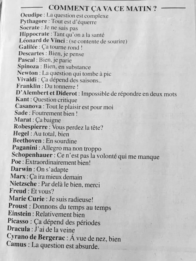 NELLYTSHELAMUT's tweet photo. Comment ça va ce matin ?
Perso, Darwin ! https://t.co/3g1CIPpWb0