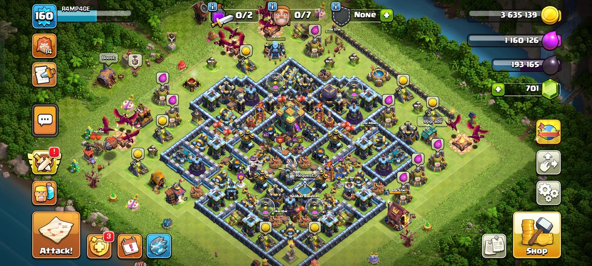 heyuhman's tweet photo. #HammerJam is the way to speedrun through upgrades as fast as possible.

Went from TH13 to TH15 in a matter of days and with around half of hammer Jam still remaining.
imo,Crazyyy!

#ClashOfClans https://t.co/nSD993MrT5