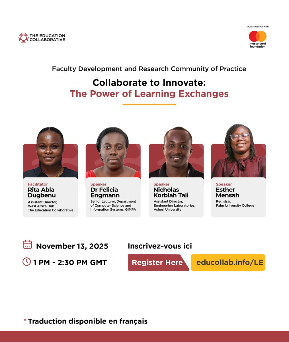 The Education Collaborative at Ashesi tweet media