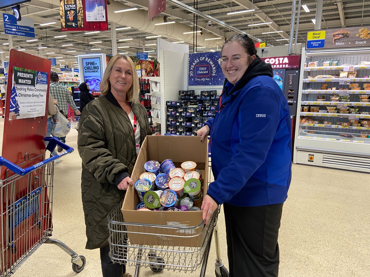 The Tesco community champion scheme donated to the warm hub Open Road Clacton is running. Their porridge pots added to our Breakfast Club that runs every Tuesday. We also have pasta pots which we know will benefit our homeless clients &amp; anyone struggling with addiction &amp; poverty.