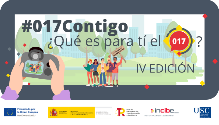 ciber_uex's tweet photo. INCIBE lanza la 4ª edición del concurso “¿Qué es para ti el 017?” para centros educativos. 

Vídeos de 90'' sobre ciberseguridad y cómo ayuda el 017. Plazo hasta el 21/01/2026.
 
Más info en https://t.co/OaSQBCkGFu 

#017Contigo #ciberseguridad #educación https://t.co/0IVEq7s7e6