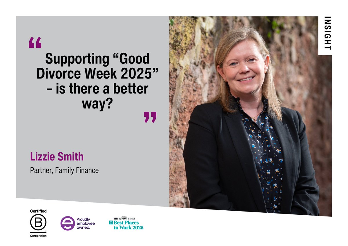 StephensScown's tweet image. Our Family Law team are members of Resolution and proud to support &apos;Good Divorce Week 2025&apos;. 

What is a &apos;Good Divorce&apos;? What is the focus of &apos;Good Divorce Week 2025&apos;? 

stephens-scown.co.uk/family/divorce…

#GoodDivorceWeek #Resolution #FamilyLaw