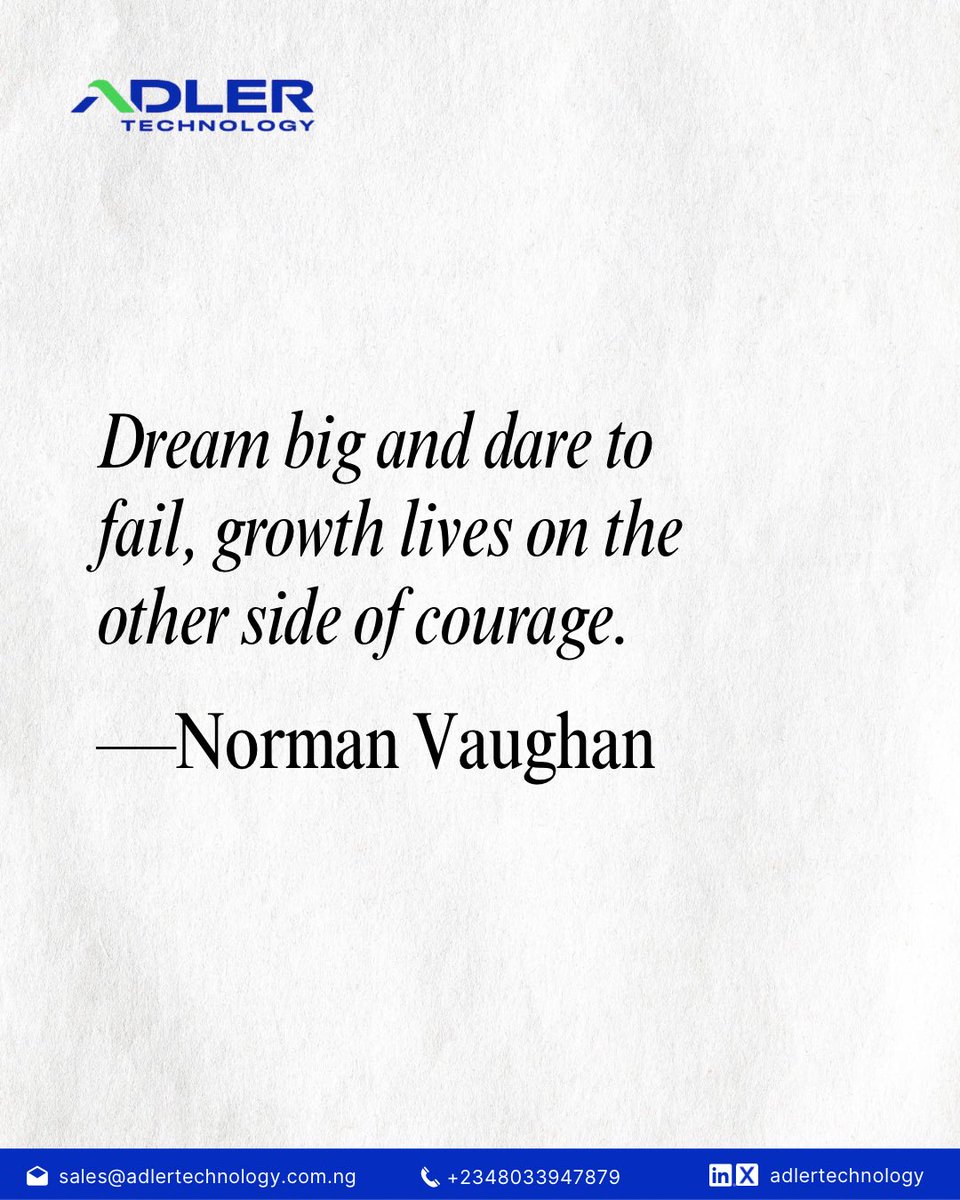 adlertechnology's tweet image. Behind every success story is someone who dared to try.
Keep dreaming, keep daring.

#adlertechnology #mondaymotivation #growthmindset #boldmoves #newweek