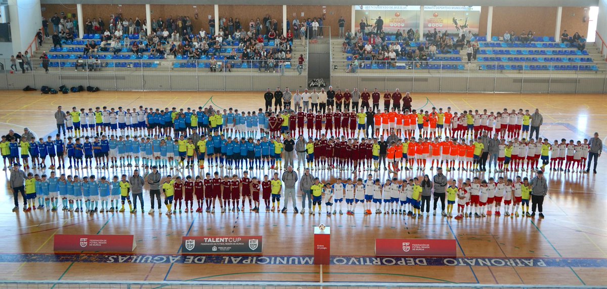 🤩💎 | ¡Más de 300 chicos han participado en la TALENT CUP de fútbol sala alevín, infantil y benjamín celebrada en Águilas!

ℹ️ ffrm.es/pnfg/NNws_ShwN…