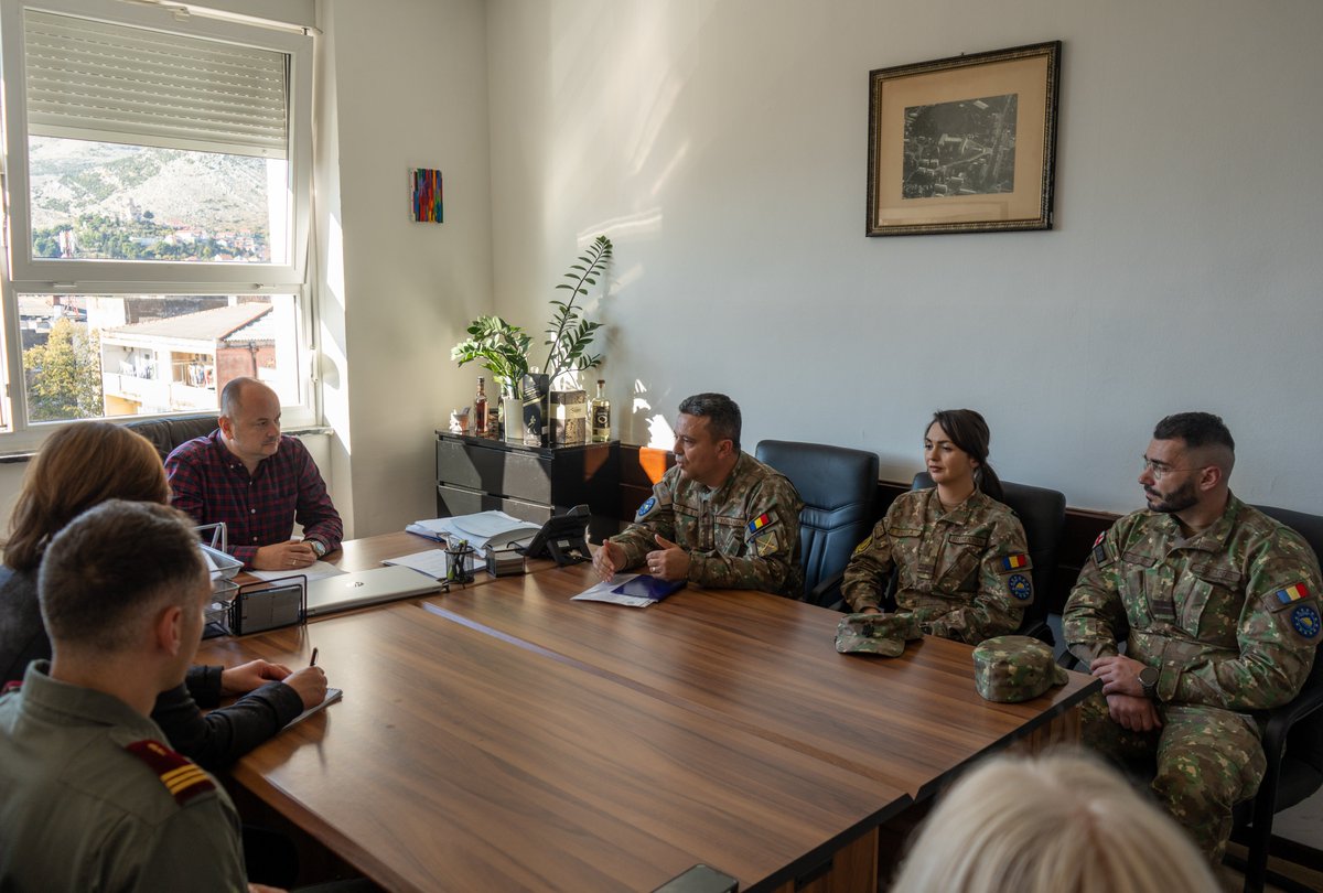 EUFOR Medical Team Visits Trebinje Hospital
A EUFOR medical team traveled to Trebinje, the southernmost town of Bosnia and Herzegovina, to visit the local hospital and meet with its management.
ℹ️tinyurl.com/56ap7jkc