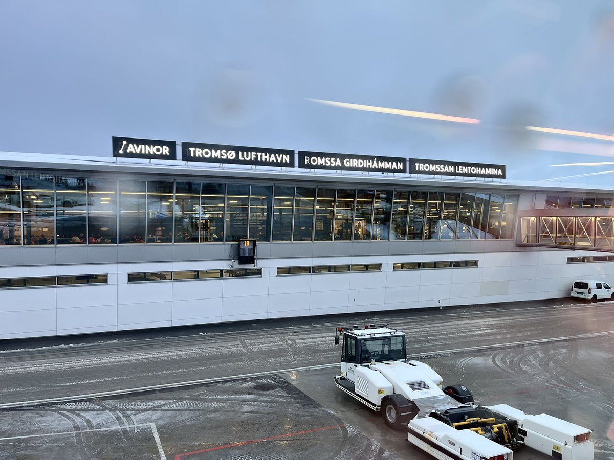 Ekaa kertaa Tromssa lentohaminassa käymässä