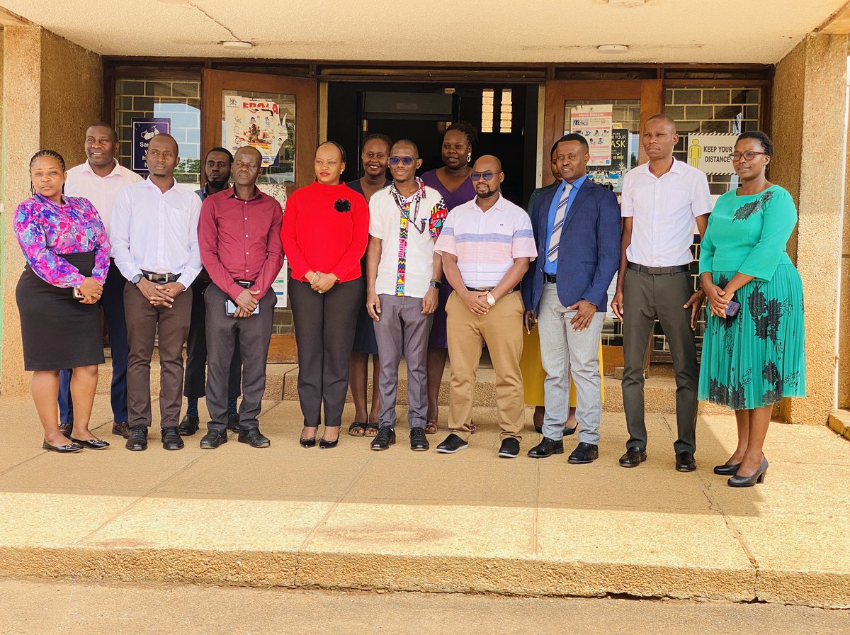 The @officialmubs staff equiped with Multimedia and Graphics techiniques in a multimedia and Graphics Training, happening now, <a href="/OfficialMubs/">Makerere University Business School</a> main campus.