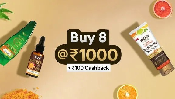 WOW Offer — Buy 8 Products @ ₹1,000

Buy link : bitli.in/eaoSwnJ

✅Use Code : CKBUY8
✅Extra ₹50 Off on Prepaid + ₹100 Cashback

#Shopsy #WOW #Deals